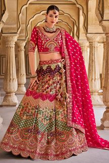 Picture of Fascinating Designer Lehenga Choli for Wedding and Reception