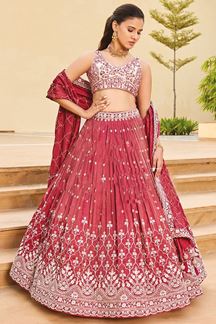 Picture of Lovely Designer Indo-Western Lehenga Choli for Engagement and Wedding 