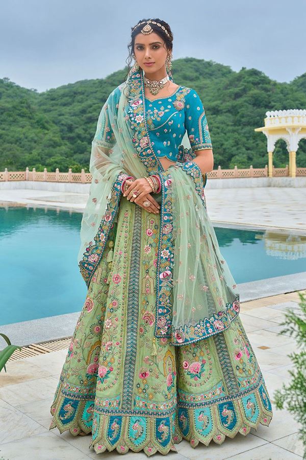 Picture of Aesthetic Designer Lehenga Choli for Wedding and Reception