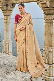 Picture of Fascinating Pure Kanjivaram Silk Saree for Wedding, Engagement and Reception