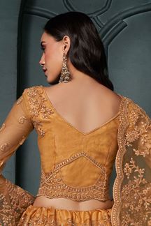 Picture of ArtisticOrange Designer Bridal Lehenga Choli for Engagement and Reception