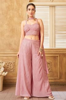 Picture of BeautifulPink Designer Palazzo Suit for Party