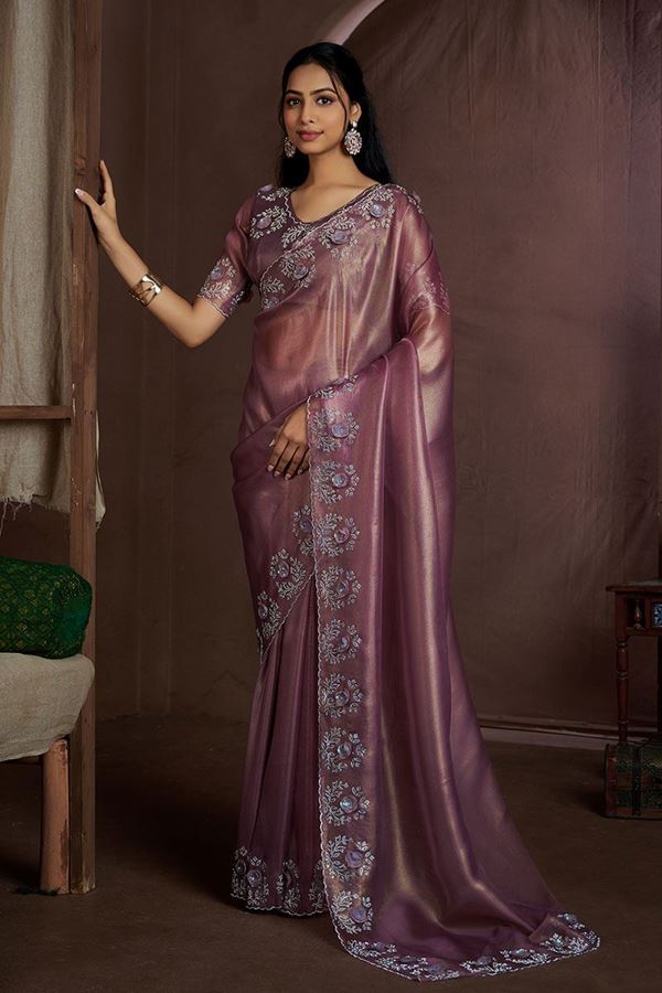 Picture of Royal Jute Coating Silk Designer Saree for Engagement, Party, and Reception