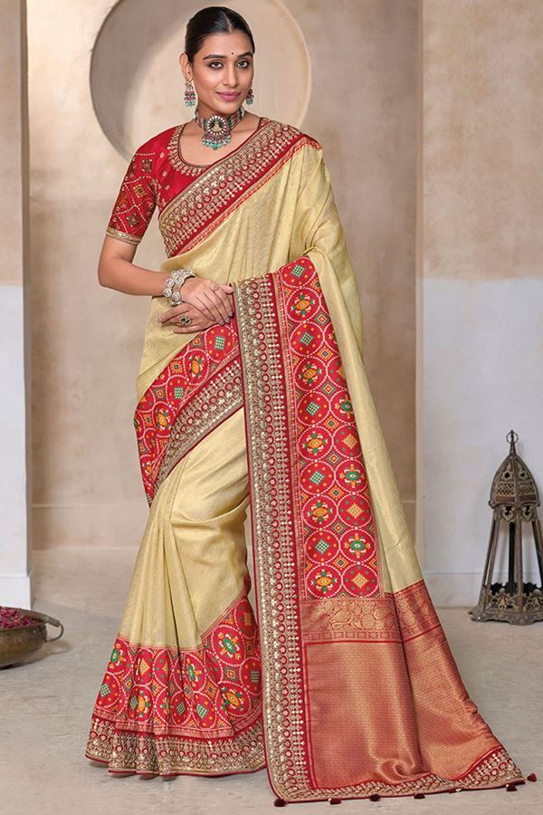 Picture of Royal Pure Kanjivaram Silk Designer Saree for Wedding, Engagement, and Reception