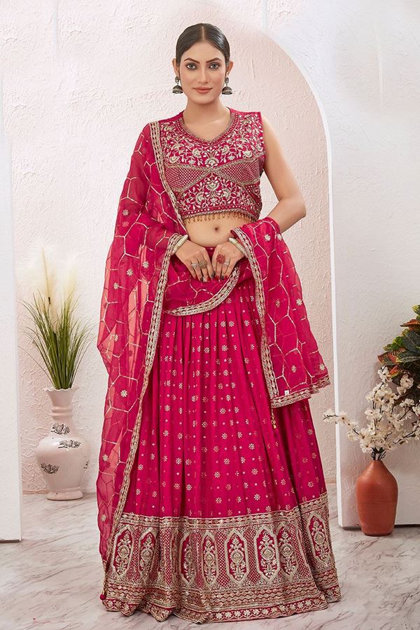 Picture of LovelyRani Designer Indo-Western Lehenga Choli for Wedding, Reception, and Party