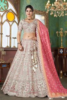 Picture of Charismatic White Designer Wedding Lehenga Choli for Engagement, Wedding, and Reception